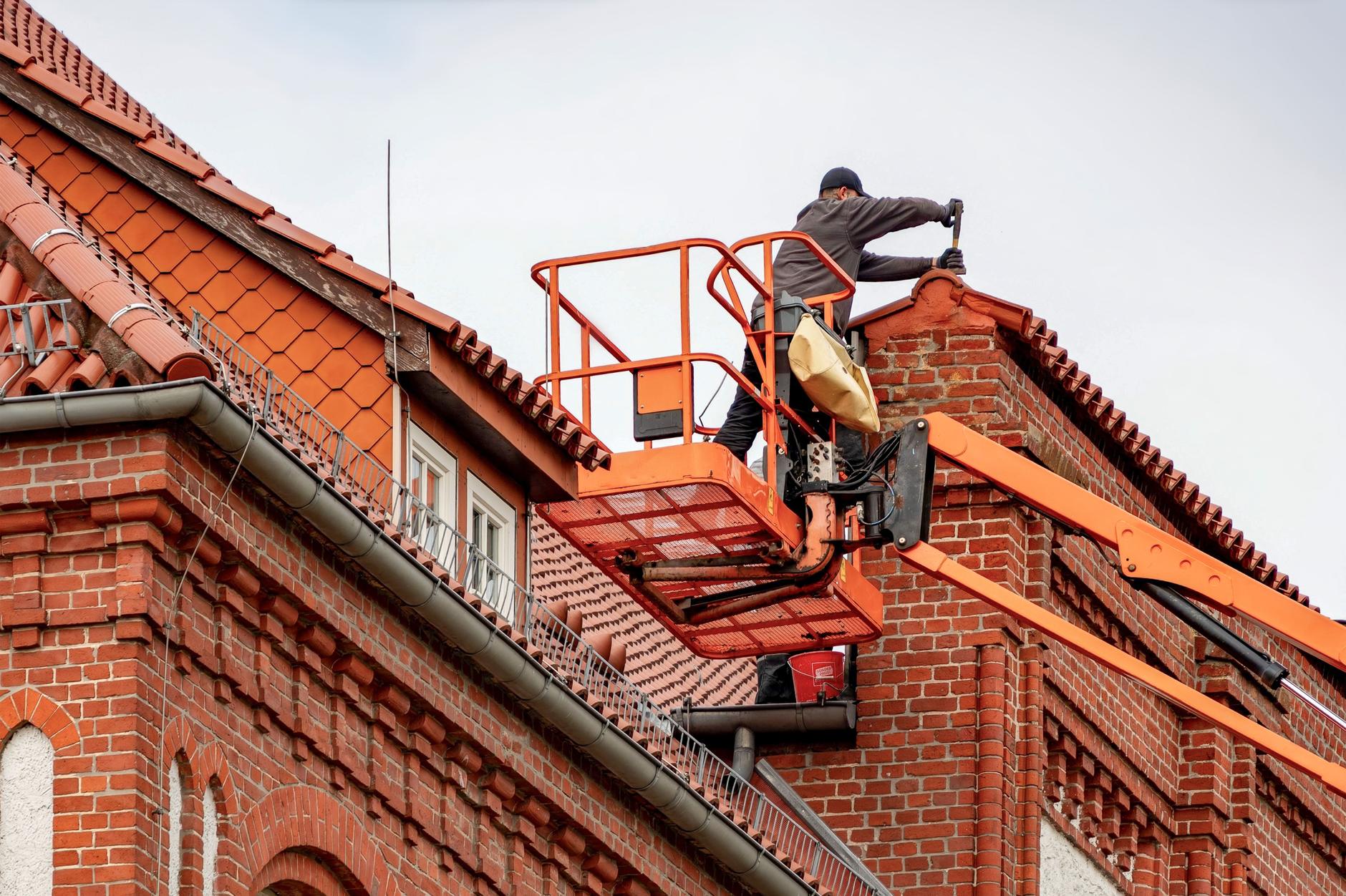 Roofing work